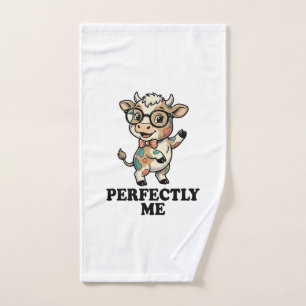 Chemise de vache mignonne avec des lunettes Vibes