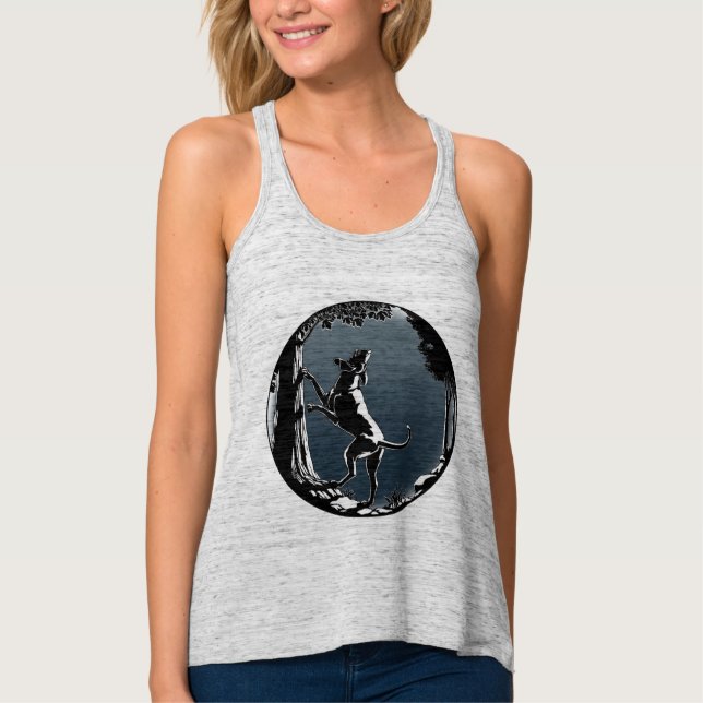 Chemise Débardeur de chien Hound Chemise femme de  (Devant)