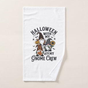 Chemise d'équipage de gnome Halloween Gravure Vint