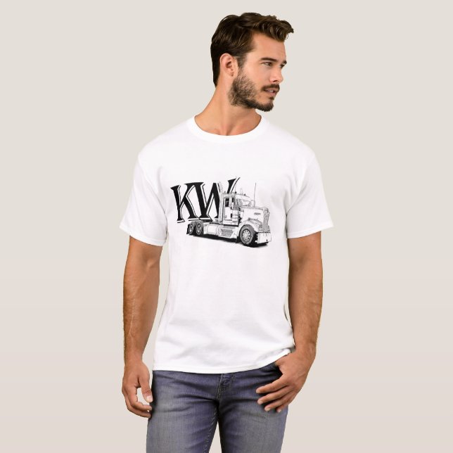 Chemise d'installation de T-shirt du kilowatt W900 (Devant entier)