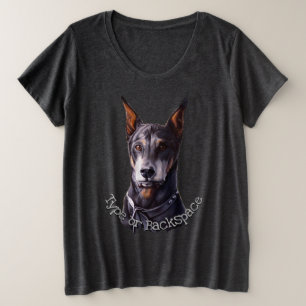 Chemise Doberman Pinscher Custom Plus Taille Chemi