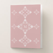 Motif vectoriel personnalisé Dusty Rose