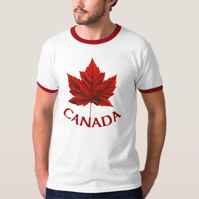 Chemise Drapeau Mens Canada T-Shirt Canada (Devant)