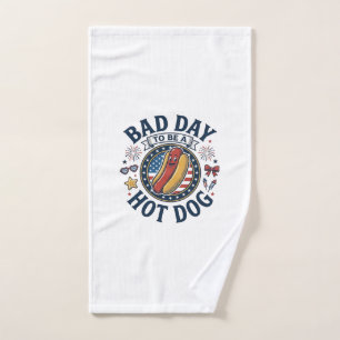 Chemise drôle de mauvais jour de hot dog patriotiq