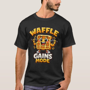 Chemise drôle de mode de gains de gaufre T-shirt d