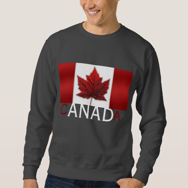 Chemise du drapeau du Canada Sweatshirts de souven (Devant)
