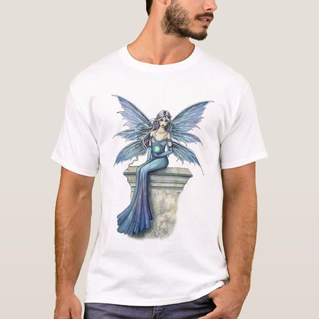 Chemise Fée Gothique Blue Celeste, T-shirt (Devant)