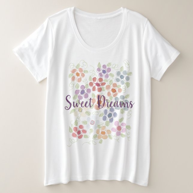Chemise Fleur Dames Sweet Dreams (Design devant)