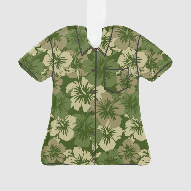 Chemise florale hawaïenne de ketmie épique Aloha (devant)