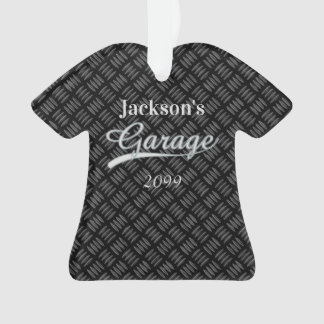 Chemise Garage Gris Ornement En Forme De Chemise