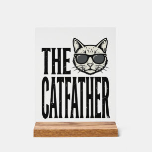 Chemise graphique de citation de chat vintage Funn