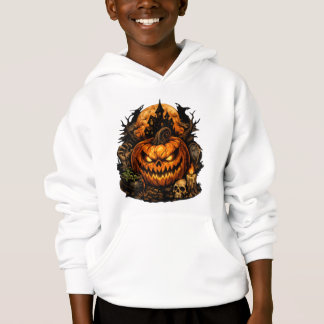 Chemise graphique vintage Halloween citrouille