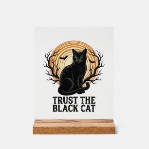 Chemise Halloween Chat Noir Lune Sombre Vintage