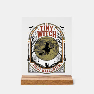 Chemise Halloween de sorcière bébé pour la premièr