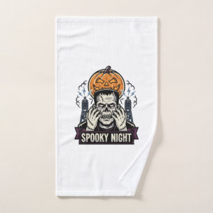 Chemise Halloween Monstre avec Gravure de Lune de