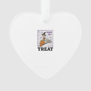 Chemise Halloween Oie Sorcière Honk Or Treat Vinta