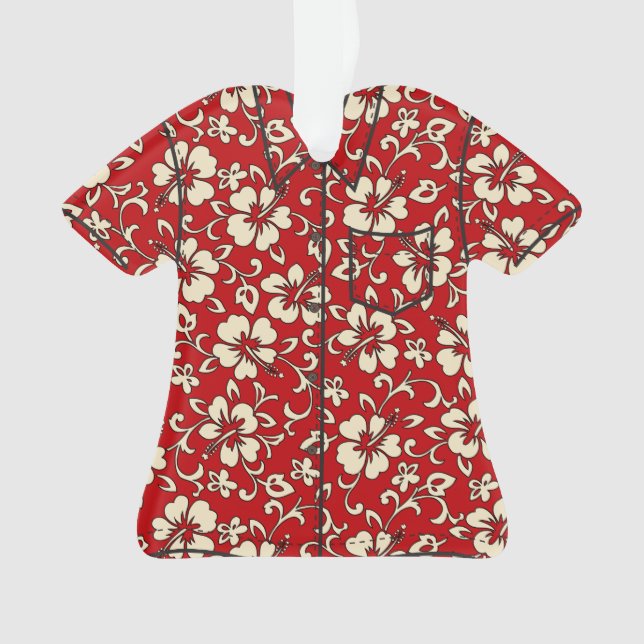 Chemise hawaïenne de cru de ketmie de Malia Aloha (devant)