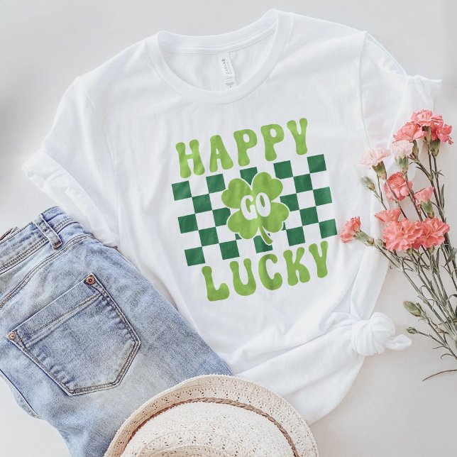 Chemise Heureuse Go Lucky, T-shirt de la Saint Pat (Créateur téléchargé)