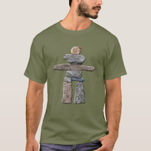 Chemise inukshuk Inuit Stones T-Shirt amérindien