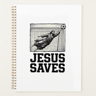Chemise Jésus Sauve Gardien de Football Gravure Vi