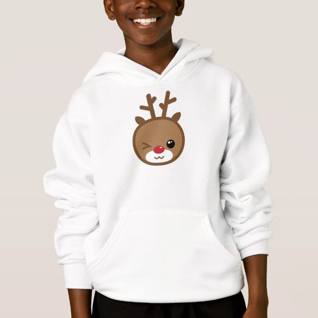 Chemise Kawaii Reindeer pour enfant (Devant)