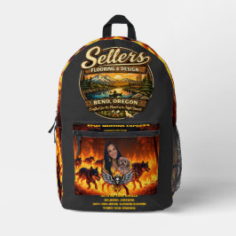 chemise logo sac à dos imprimé
