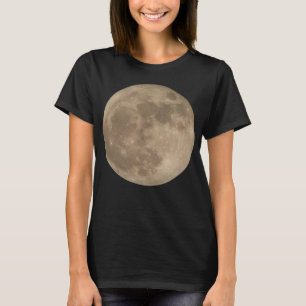 Chemise Lune T-shirt Pleine lune Chemise Lady's Mo