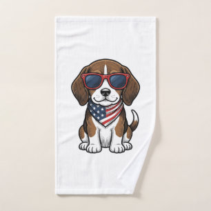 Chemise lunettes de soleil pour chiots Beagle patr