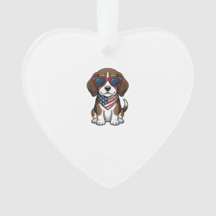 Chemise lunettes de soleil pour chiots Beagle patr