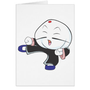 Chemise mignonne de bande dessinée d'arts martiaux