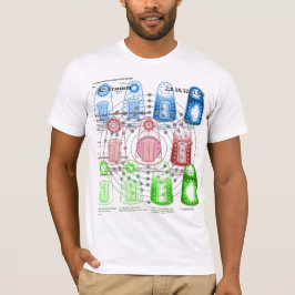 Chemise nerd de bombe à hydrogène de T-shirt de la