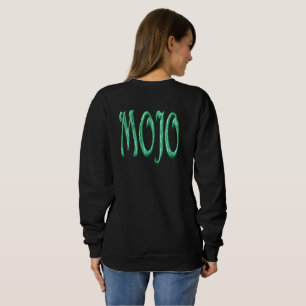 chemise noire en sweat pour femmes dos