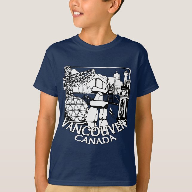 Chemise organique de Vancouver de T-shirt de (Devant)