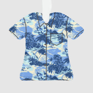 Chemise pittoresque d'île hawaïenne de baie de