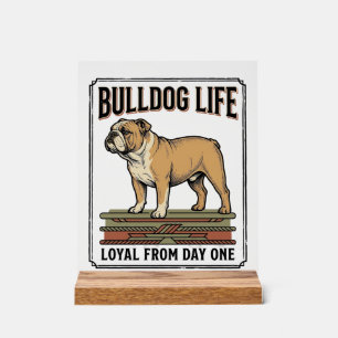 Chemise pour amateur de Bouledogue Art de chien gr