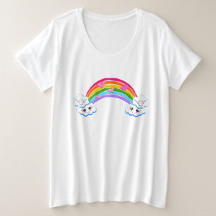 Chemise Rainbow Clouds Plus Taille