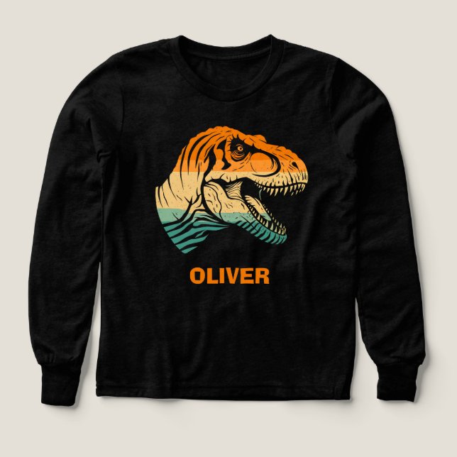 Chemise Rétro Dinosaure T-Rex (Motif recto)