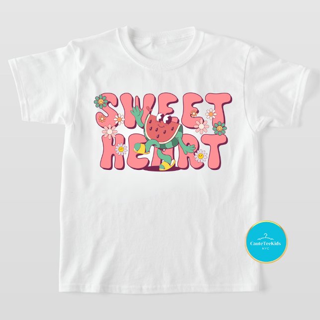 Chemise Rétro Été Enfants | T-shirt de l'amour (Créateur téléchargé)