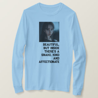 Chemise sweat photo serpent mignon drôle