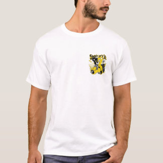chemise t-shirt à motif ours en peluche