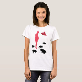 Chemise T-Shirt basique pour femmes de joyeux repa