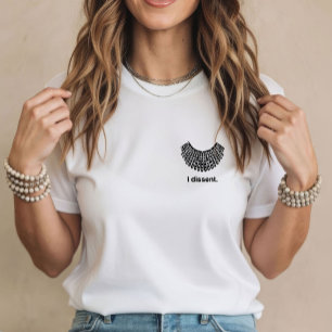 Chemise T-shirt col de Ruth Bader Ginsburg Je m'op