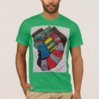 Chemise T-shirt d'art abstrait vif de Robert Vince