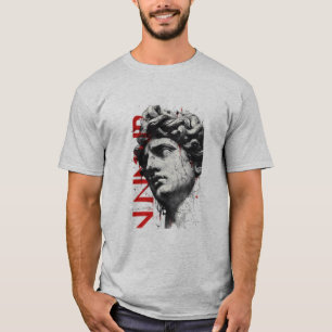 Chemise T-shirt d'art Polka Trash avec Buste en ma