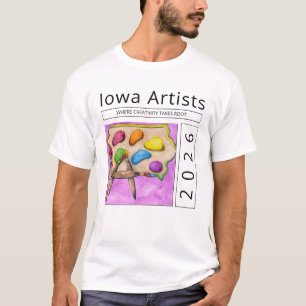 Chemise T-shirt d'artiste de l'Iowa