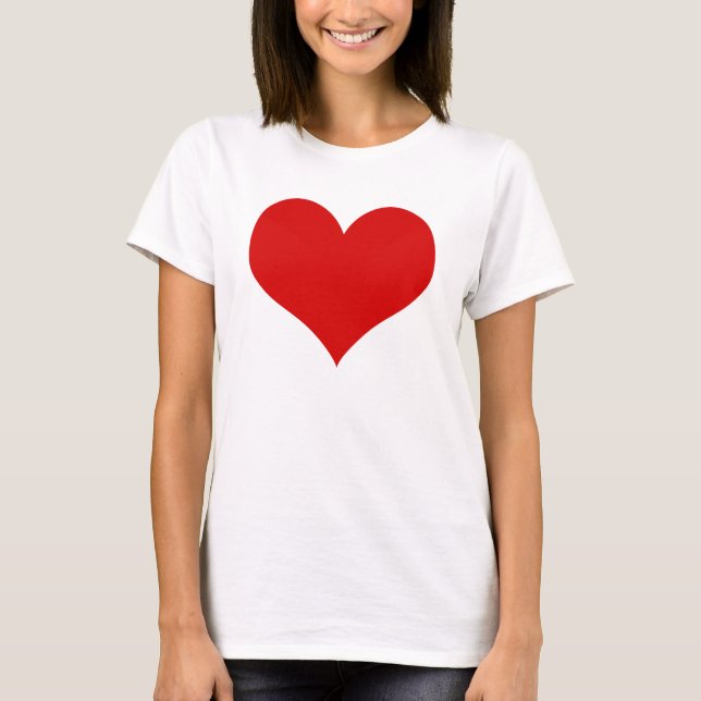 Chemise T-Shirt de base des femmes de Red Heart (Devant)