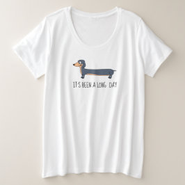 Chemise T-Shirt de base Long Day Dachshund Women's