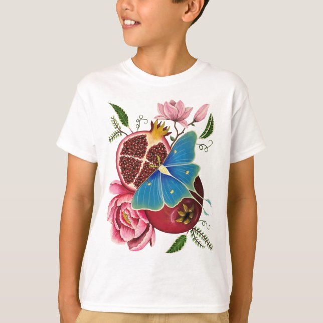 Chemise T-Shirt de base pour enfants à base de gre (Devant)