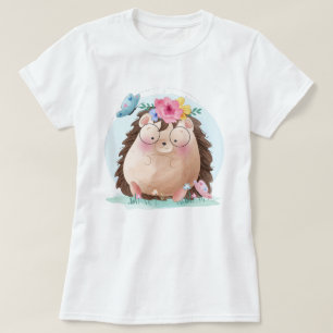 Chemise T-Shirt de Hérisson mignon