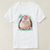 Chemise T-Shirt de Hérisson mignon